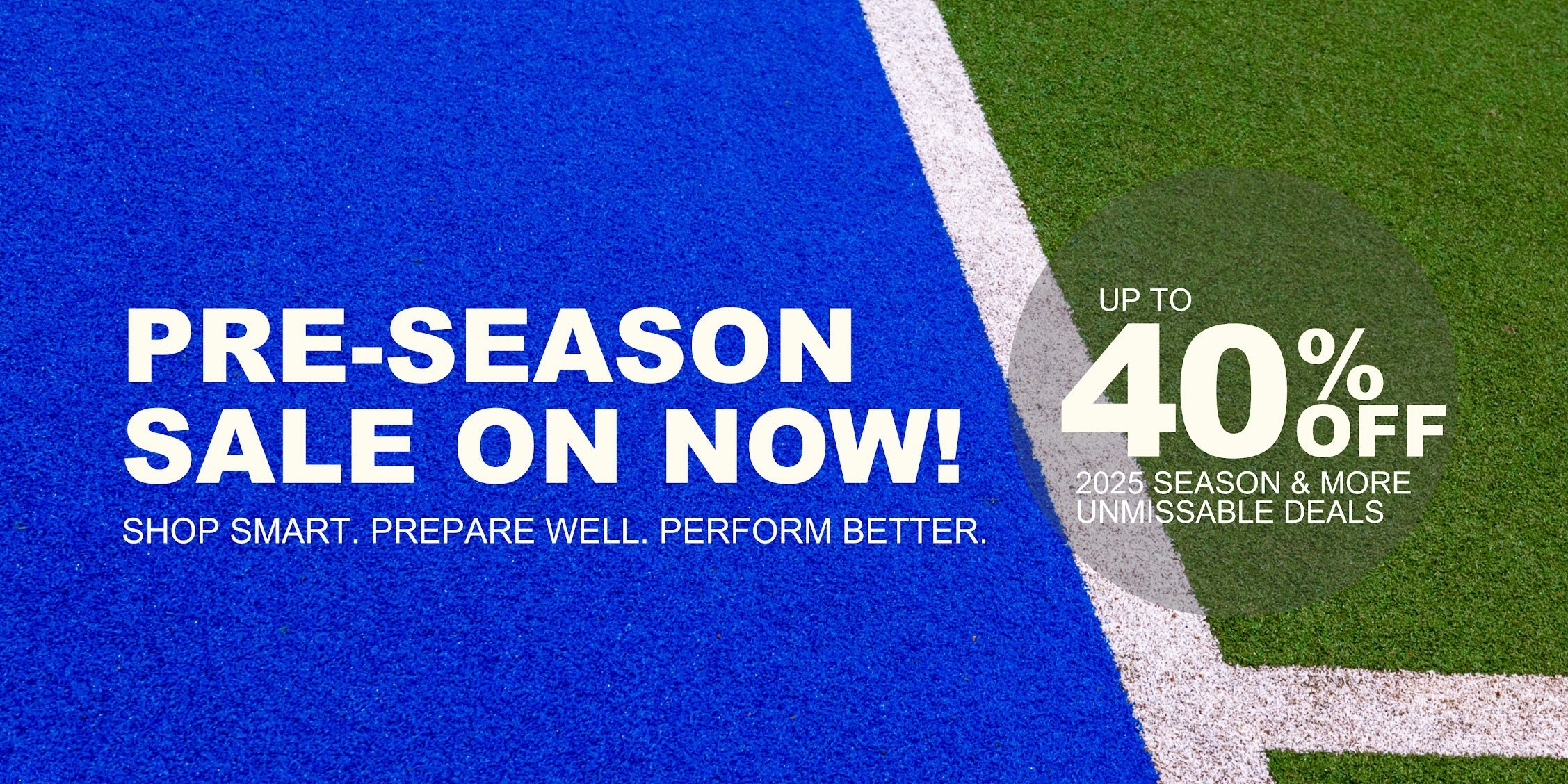 Pre-season Sale 2026 Banner