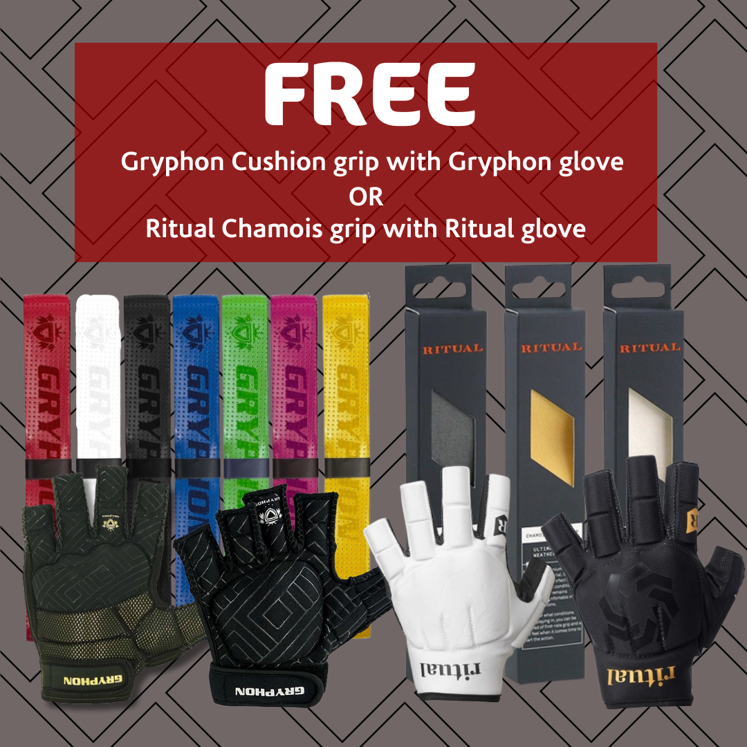 FREE Gryphon Cushion grip with Gryphon glove OR Ritual Chamois grip with Ritual glove