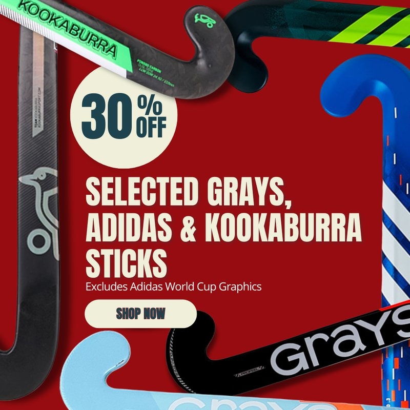 Selected Grays, adidas and Kookaburra Sticks - 30% off