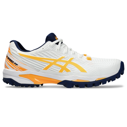 Field Speed FF Men's Rubber Shoes - White/Stadium Orange