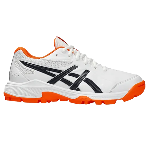 Gel Peake 2 GS Junior Rubber Shoes - White/Midnight/Shocking Orange