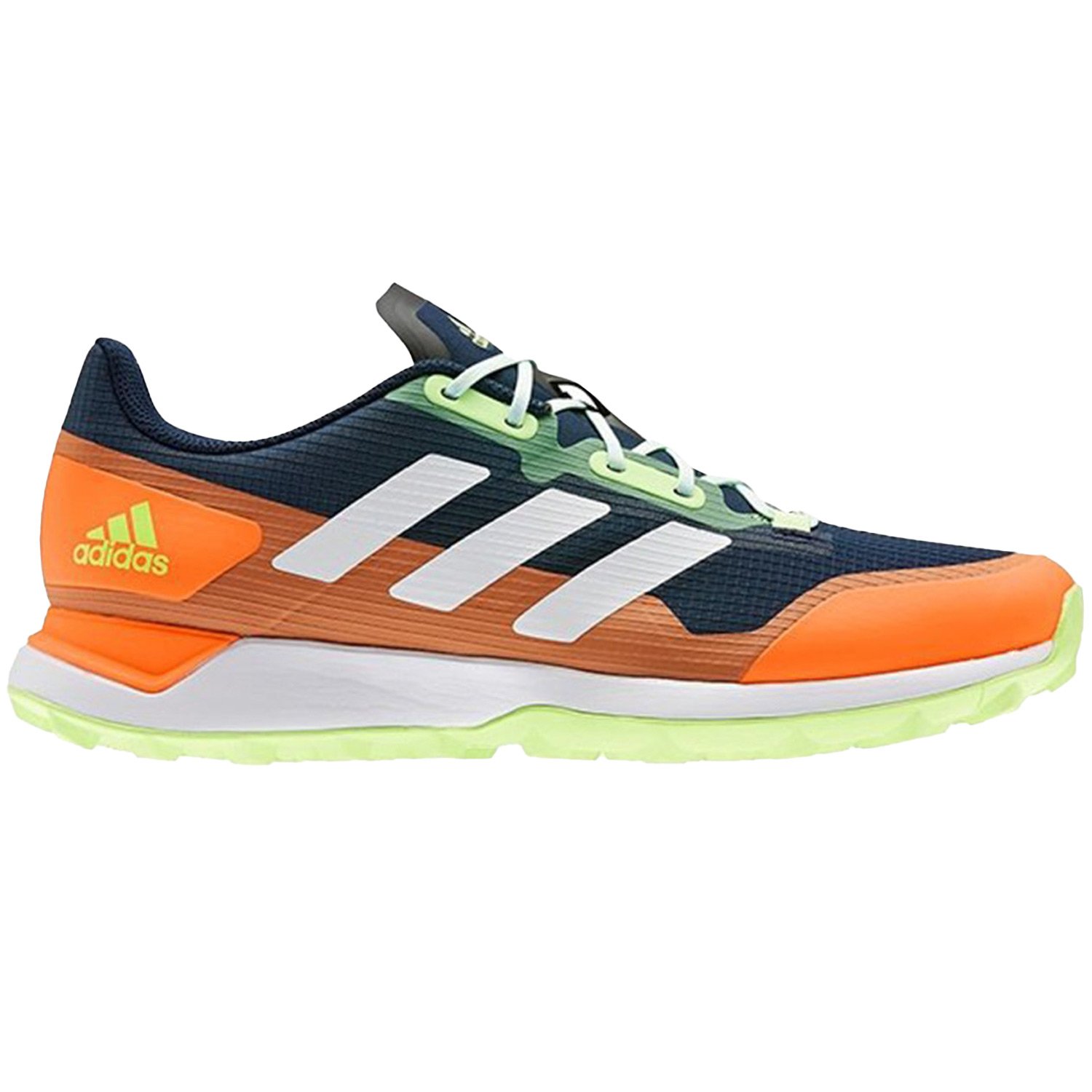 Adidas Zone Dox 2.0s Men s Shoes Navy White Orange Hockey Shoes Just Hockey Adidas 2021 Clearout