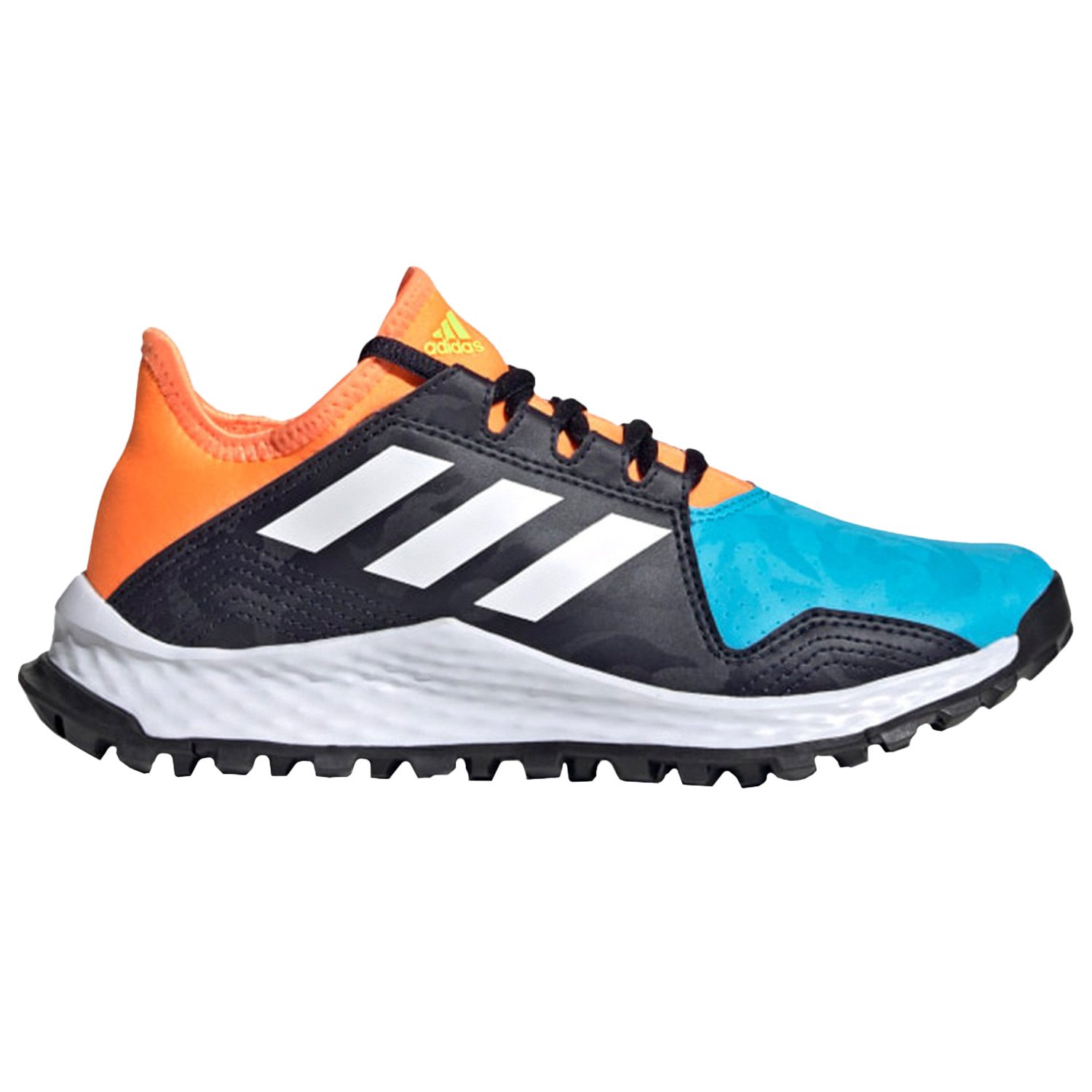 Adidas Youngstar Junior Shoes Cyan White Orange Hockey Shoes Just Hockey Adidas 2021 Clearout